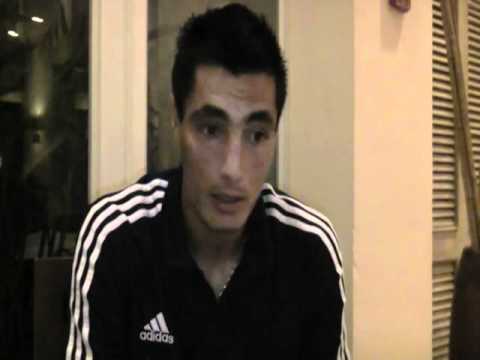 Entrevista a Óscar Cardozo,  quien marcó dos tantos en el triunfo de Paraguay ante Honduras por 3 a 0