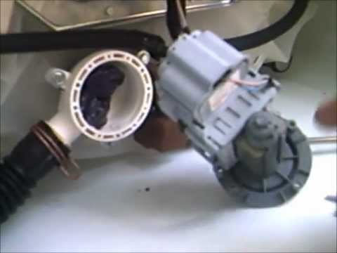how to drain top load washer