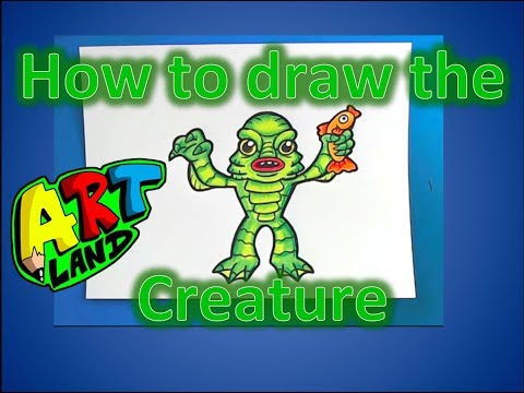 video-linktoworks-How to draw the Creature from the Black Lagoon
