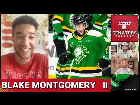 Blake Montgomery Interview: London Knights Memorial Cup Run, Senators Dev Camp & Moving To Wisconsin