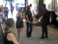 Gossip Girl Set - Hilary Duff,Blake Lively,Leighton Meester,Ed Westwick,Penn Badgley - 9-2-09