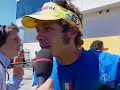 Valentino Rossi despues de el Gp de Alemania