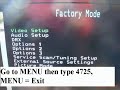Hitachi Factory code