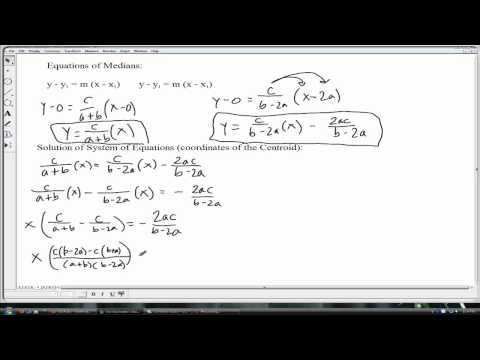 how to prove centroid theorem
