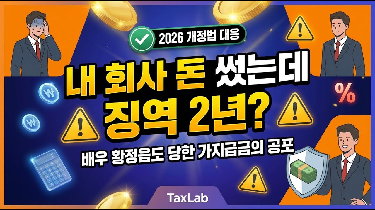 [제2화] “내 회사 돈 썼는데 징역 2년?” 배우 황정음도 당한 가지급금의 공포