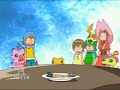 Gatomon and Palmon catch some flying fish Gatomon and Palmon catch some flying fish