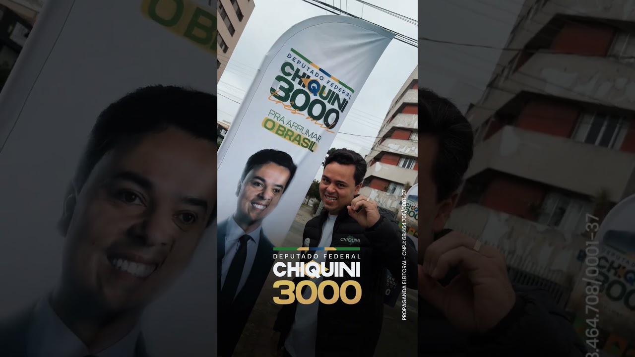 COMEÇOU! CHIQUINI É 3️⃣0️⃣0️⃣0️⃣ (TRÊS MIL) PRA MUDAR O BRASIL! 🇧🇷