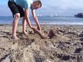Capitola Beach and Buried in the Sand