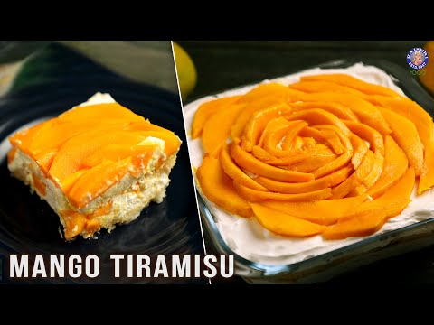 Mango Tiramisu Recipe – No Oven | Mango Dessert | How To Make Tiramisu at Home | Summer Recipes