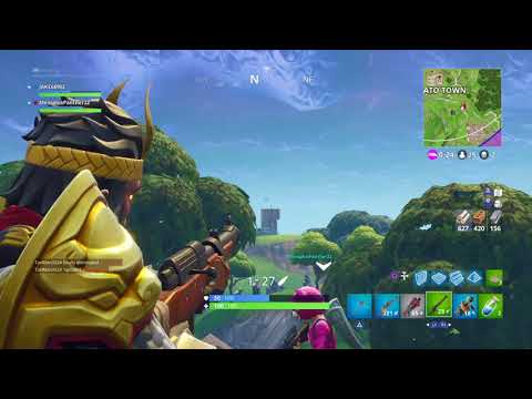 Fortnite Battle Royale! Insane 271m Hunting rifle! crazy reaction!