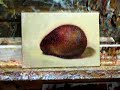 Avocado #3 - daily painting by Dan P. Carr