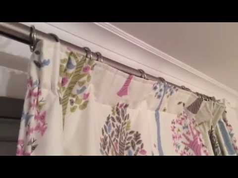 how to attach curtain rings