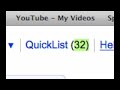 QuickList BUG in YouTube
