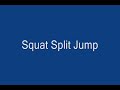 squat split jump
