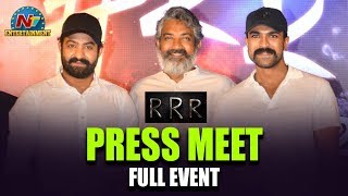RRR Press Meet – NTR, Ram Charan | SS Rajamouli | DVV Danayya