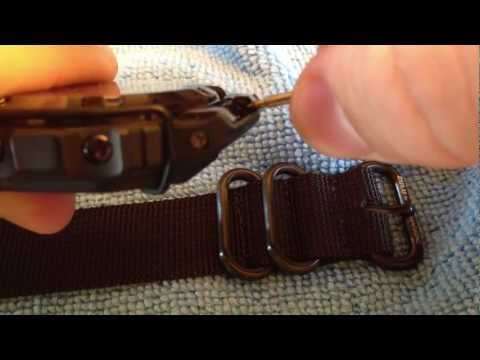 how to fit zulu strap