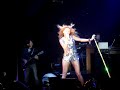 hey guys this is an exclusive video of beautiful lie in fresno. this is the only city paulina sang this song throughout her tour of light, love and sound.