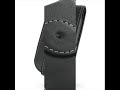 PDair Leather Case for Nokia 7610 - Flip Type (Black)