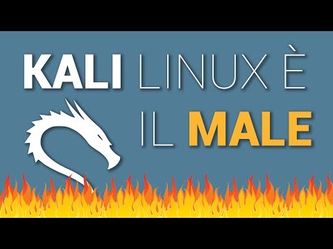 Il problema è che usi Kali.