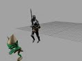KNIGHT FOLLOWING GREMLIN