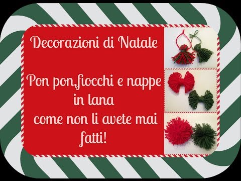 Decorazioni di Natale con la lana!Facili facili !!!(Fai da te Natalizio)-Arte per Te