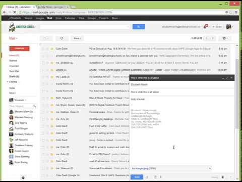 how to attach email in gmail