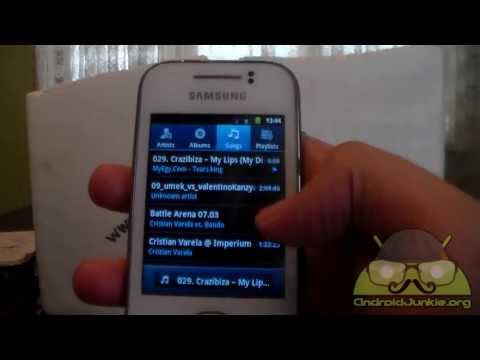 how to set time in samsung galaxy y