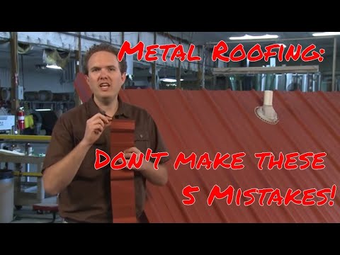 how to fasten a metal roof
