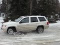 jeep GC limited, doughnuts in slush jeep GC limited, doughnuts in slush