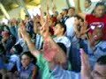 جماهير الوحدات تحيي الشعب الفلسطيني