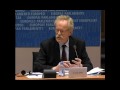 Bjorn Edlund, Head of Communication of Royal Dutch Shell speaks at the public launch and first conference of the permanent platform for European excellence on the role of knowledge, science and technology in bringing change to the European society.