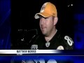 Fans returned to a North Side parking lot after the Pittsburgh Steelers-Cincinnati Bengals game and found broken glass.