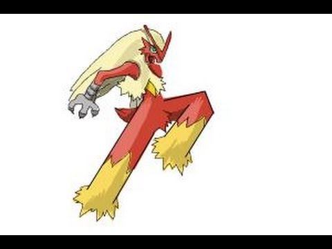 how to draw blaziken