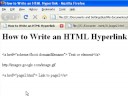How to Create Web Pages Using HTML : How to Write an HTML Hyperlink