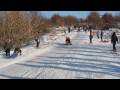 Sledging at Rubble Hill, Berlin/Germany