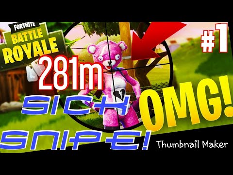 Longest Snipe? 281m snipe Fortnite Battle Royale