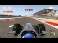 F1 2010 / Bahrain / Hotlap onboard / PC / 1:50.734 / Gameplay