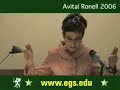 Avital Ronell at European Graduate School 2006 2/2