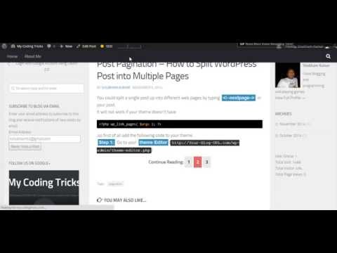 how to pagination in wordpress