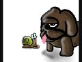 A Dog Kiss A Snail