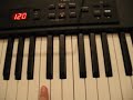 basic piano lesson white keys (C scale) part1