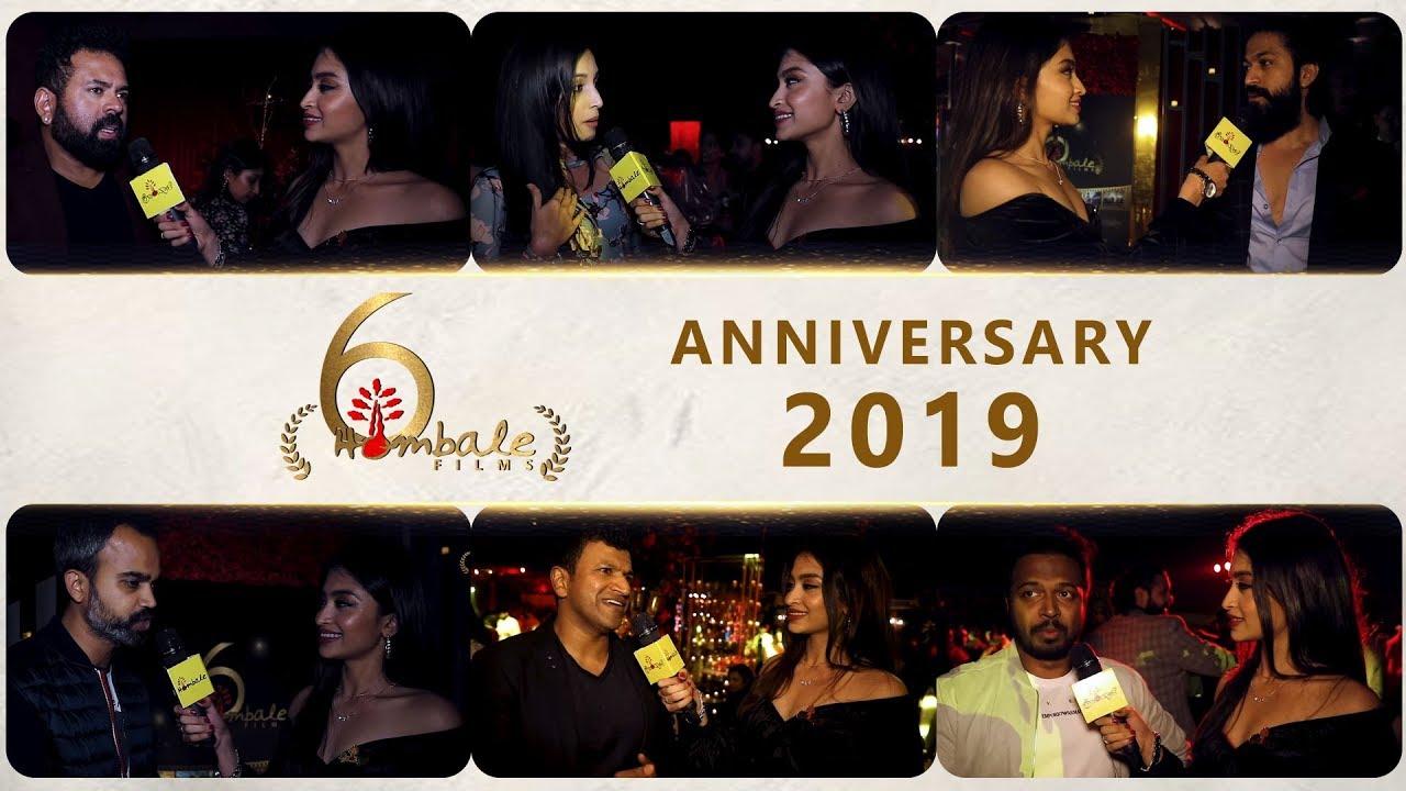 Hombale Films 6th Anniversary Full Video | Vijay Kiragandur | Hombale Films