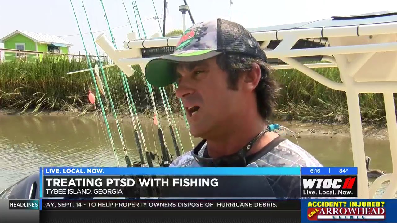 Veteran uses deep sea fishing to treat PTSD