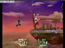 Super Smash Bros Brawl: Vid 1 Mario vs Snake (Gimpy vs Nes)