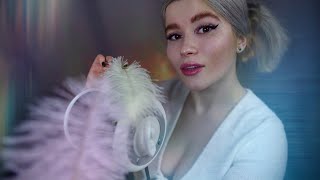 ASMR breathing exercises for stress & anxiety relief ✨ Binaural beats, 3Dio rubbing, visual triggers