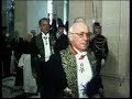 JY Cousteau at the Acad�mie fran�aise in 1989