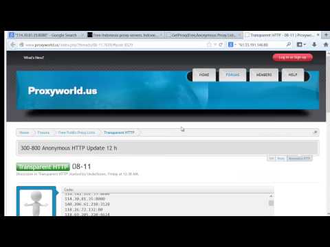 how to discover http proxy