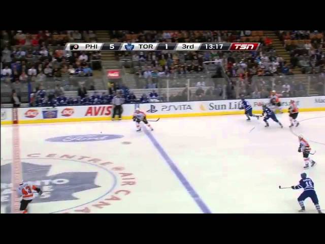Leafs Fans Chant for Blue Jays during Game