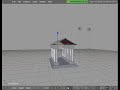 templo griego en blender