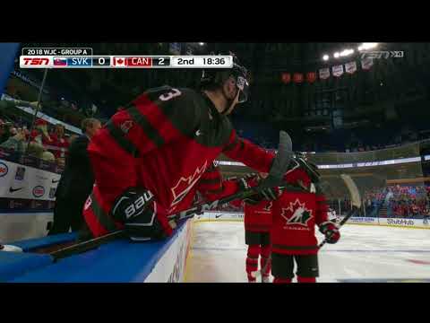 Jordan Kyrou Amazing 2-0 Goal - Canada vs Slovakia 2018 WJC 12.27.17